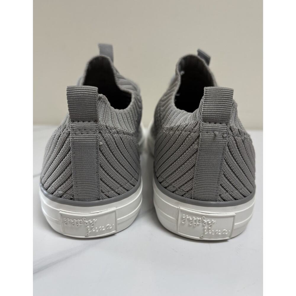 Gypsy Jazz Gray Knit Sneakers Women’s Size 8.5 Low Top Lace Up Casual Shoes - Picture 5 of 7